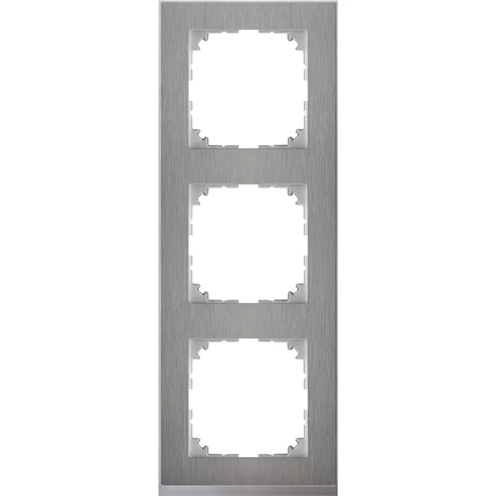 Rénovez vos Prises avec le Cadre Triple Merten Inox Anti-Traces
