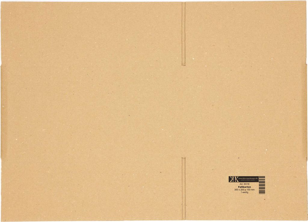 Produktbild von 10x Systafex Faltkartons 800x200x150 Mm – Innenmaß, 1-wellig, Für Versand & Lagerung, EAN 4052378628313