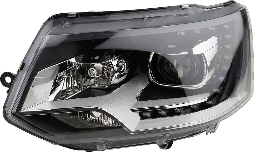 Johns, Scheinwerfer Satz Xenon passend für VW Transporter T5 11/09- D3S H7 L& R + Nebel 7E0941699A 7E0941699B 7E0941700A 7E0941700B 7E5941017 7E59...