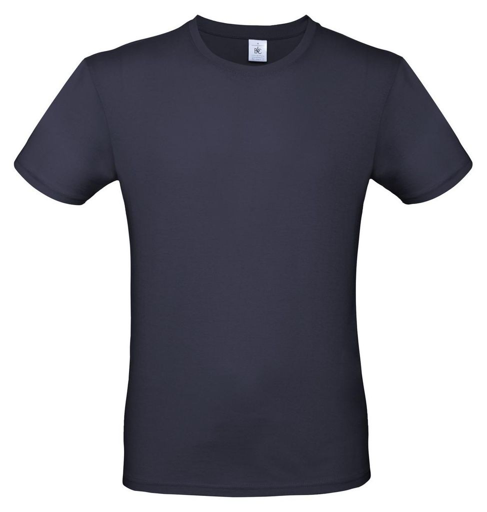 B&C - "#E150" T-Shirt für Herren/Damen Uni FK1969 (M) (Marineblau)