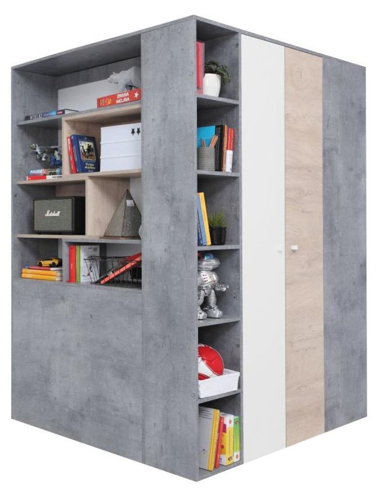 Begehbarer Eckkleiderschrank