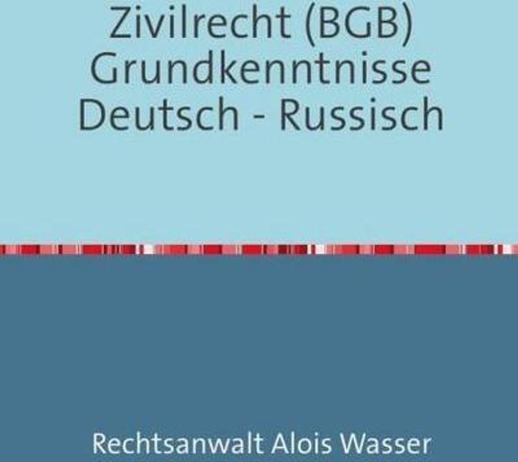 Zivilrecht BGB Grundkenntnisse Deutsch-Russisch Produktbild 