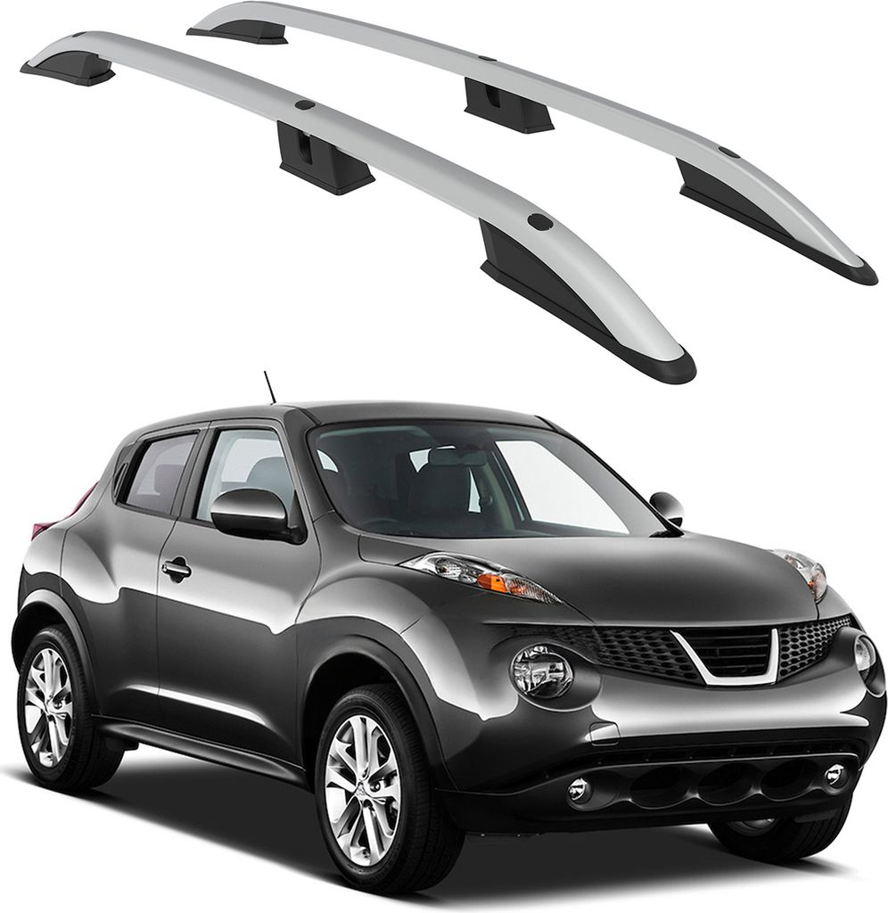 TURTLE DACHRELİNG CROWN NISSAN JUKE F15 2011 2012 2013 2014 2015 2016 2017 2018 2019 (SUV) , Silber