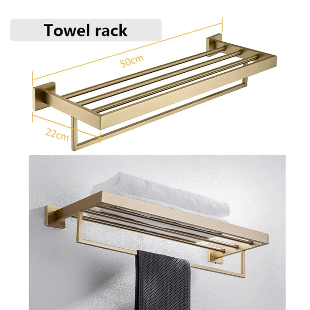Aménagement salle de bain avec support mural métallique kit 005FG