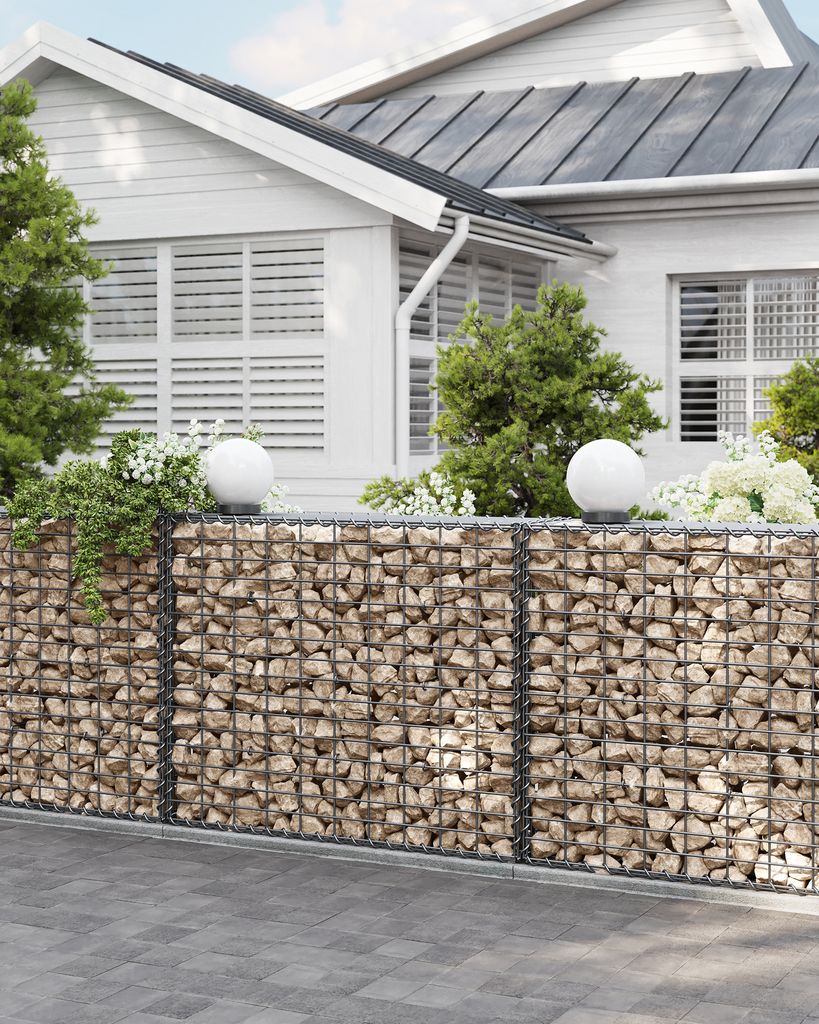 SONGMICS Drahtkorb Gabionen, 100 x 80 x 30 cm, Produktbild 