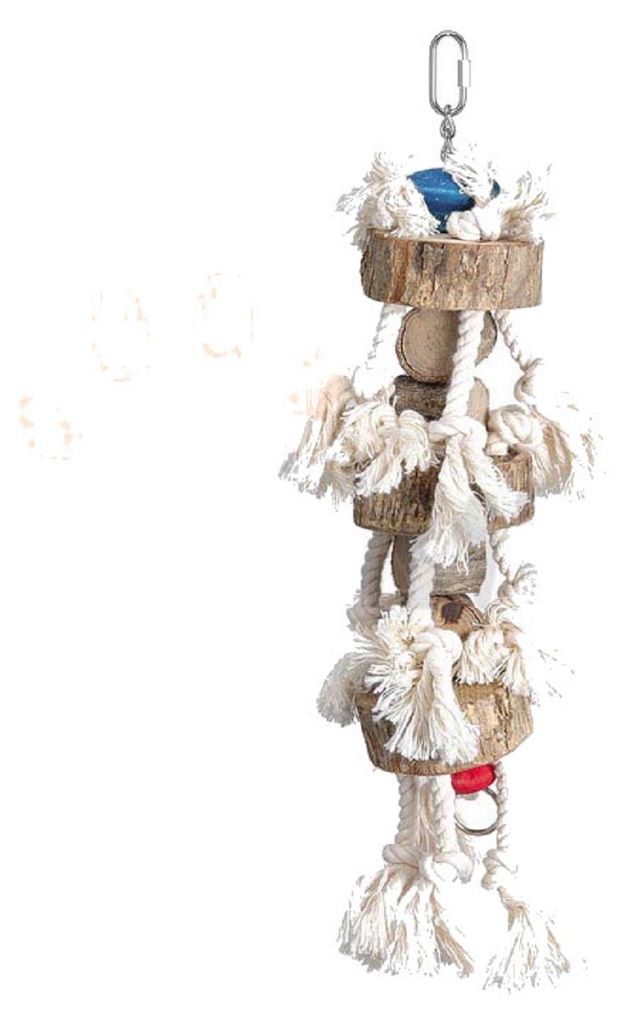 Papageienspielzeug Vogelspielzeug Kletterseil 42 cm Produktbild 