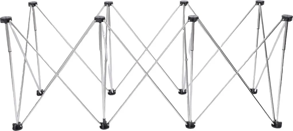Établi pliable 800kg fini les supports instables en inox 8 pieds pro