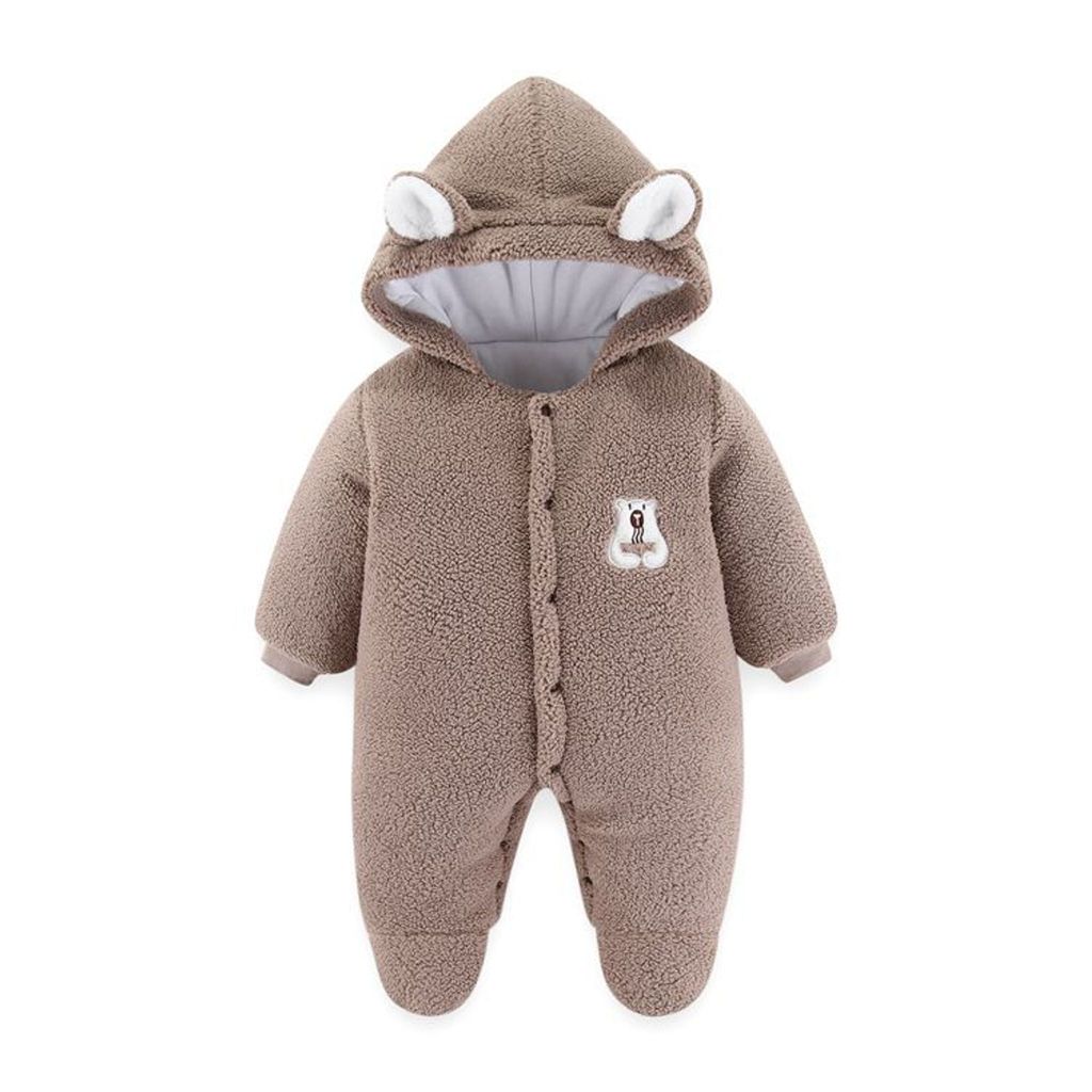 Dojčenská zimná kombinéza Bear Outfit Novorodenecký kabátik Obrázok produktu 