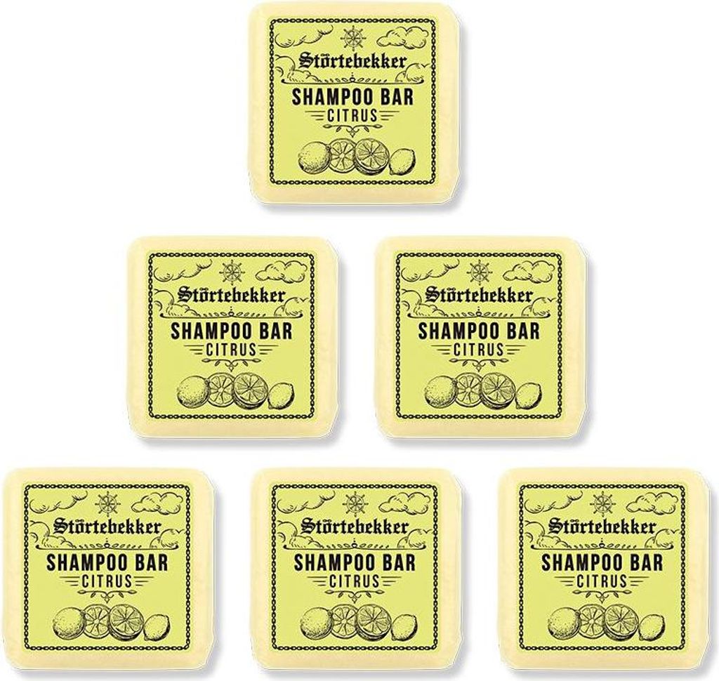 Festes Shampoo Citrus - 100g – 6x 100g