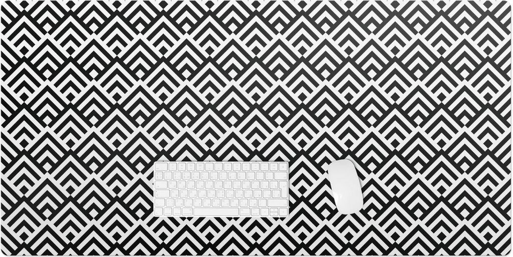Geometrisches Muster – Schreibtischunterlage – Rutschfeste Tischunterlage – Schreibtischmatte für Büro & Zuhause – Schreibunterlage – M...