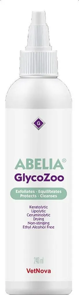 Fini les Oreilles Malodorantes : Solution Abelia Glycozoo Vetnova 240ml