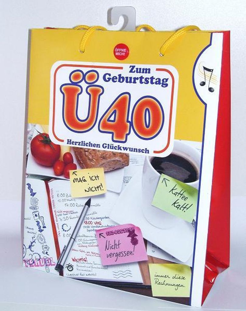 GagBag Standard Soundtüte \Geburtstag Ü 40\" - 05-1582 - Tüte im
