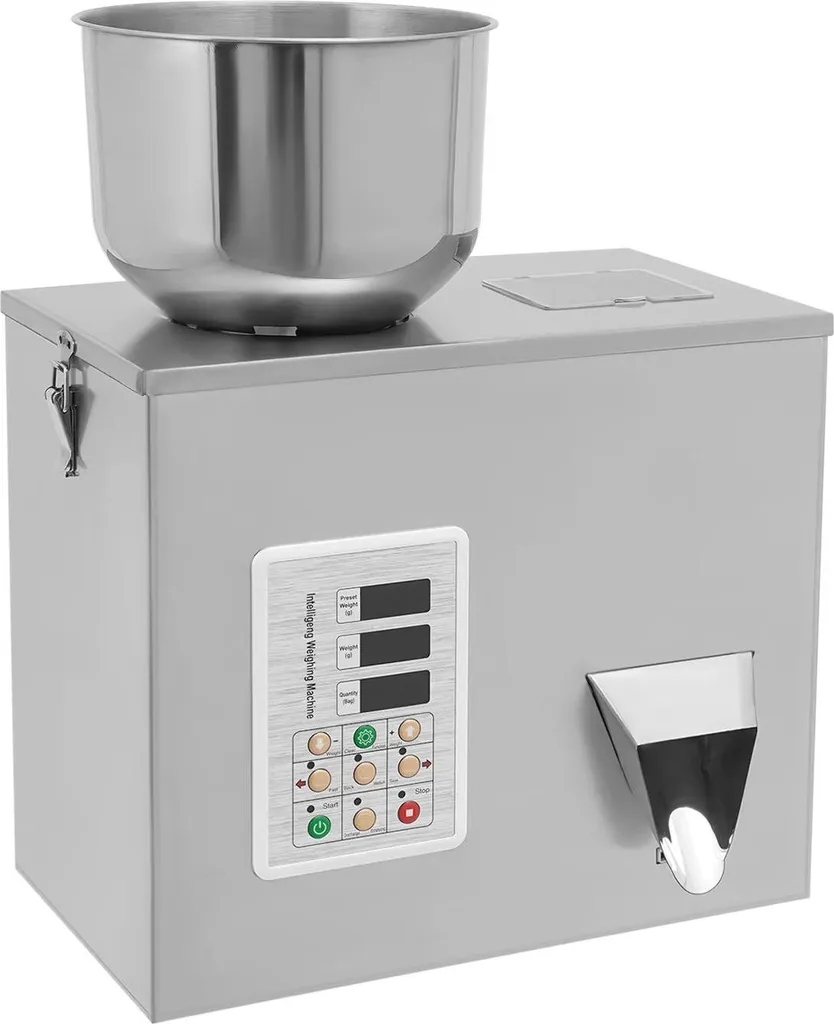 Remplisseuse de poudres et granulés 1-50g en acier inox - Doseur 220V