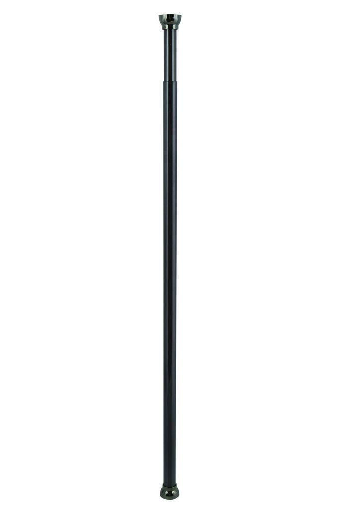 spirella KRETA Duschvorhangstange 75-125 Schwarz