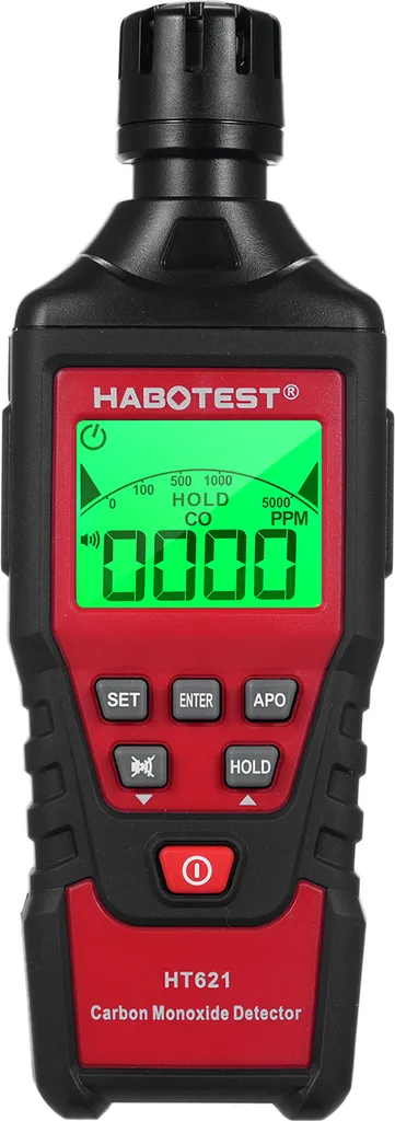 Détecteur de monoxyde de carbone HABOTEST HT621 portable LCD 5000PPM - 2