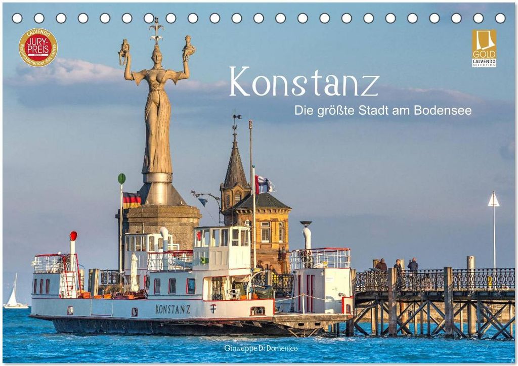 Konstanz - die größte Stadt am Bodensee (Tischkalender 2026 DIN A5 quer), CALVENDO Monatskalender