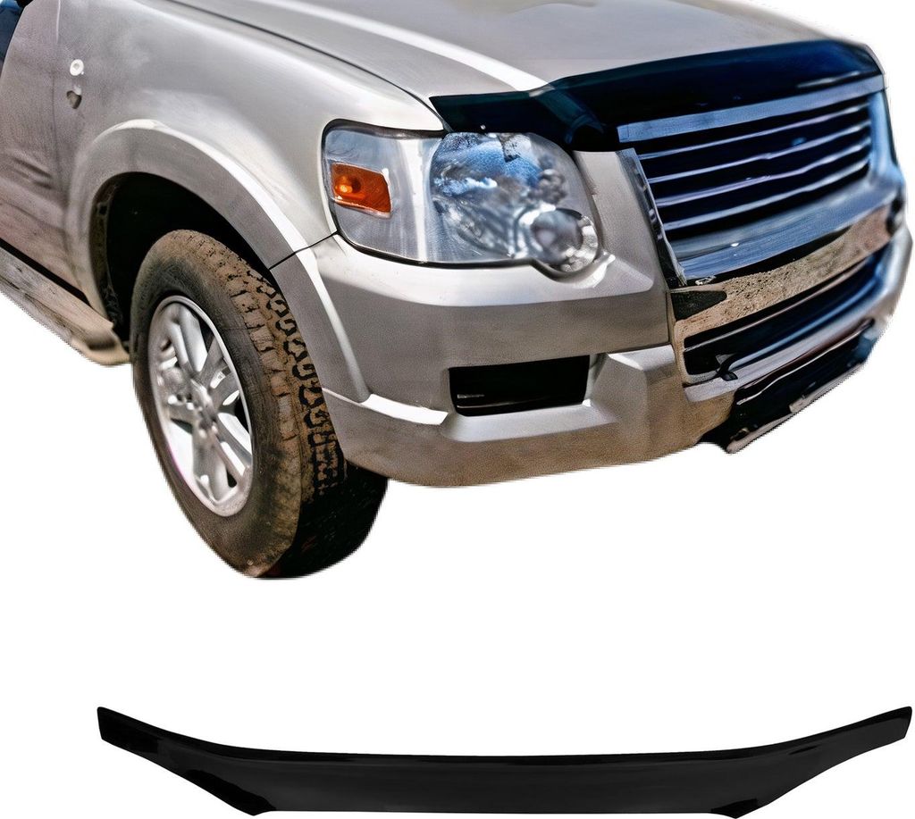 Motorhaube Deflektor Insekten Steinschlagschutz für Ford Ranger 2006-2009 Dunkel
