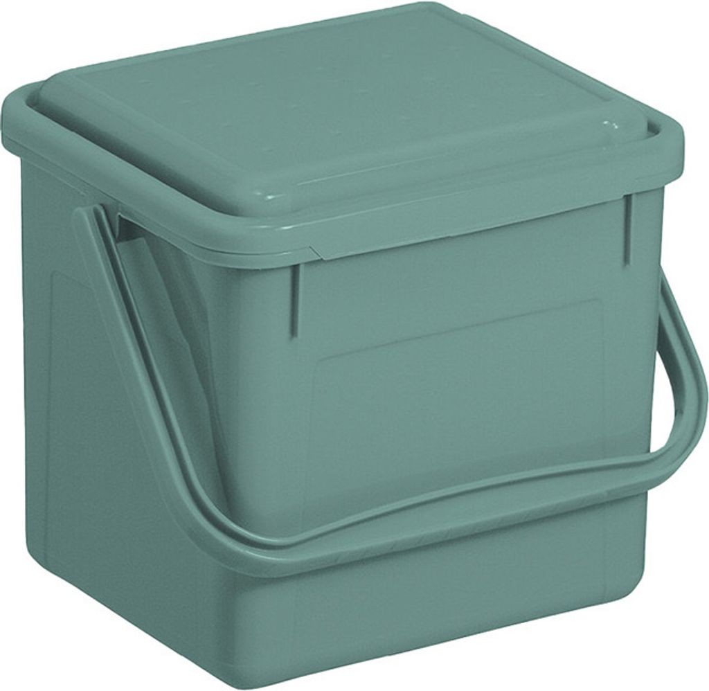 ROTHO bidone per il compost5l 21x20x18cm verde vischio Immagine del prodotto 