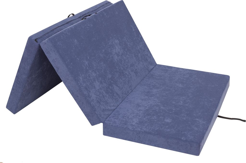 Faltmatratze BEN - 200×120×10 cm - klappbar, Bezug waschbar, feste Schaumstoffmatratze, Aloba-Stoff, Gästebett & Yogamatte | Pillowprim