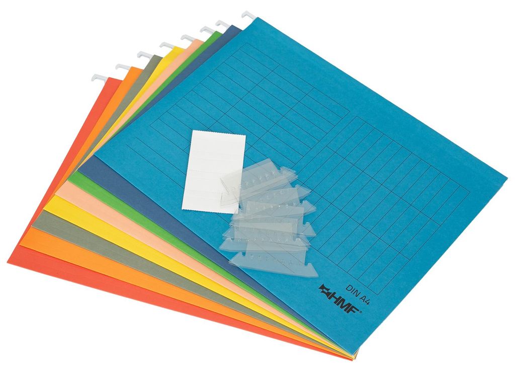 Hängeregister 8er Set HMF 250460 DIN A4 Format