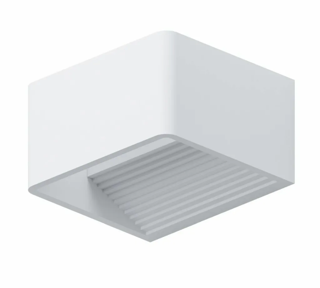 Lampe murale LED pour extérieur Doninni Blanc - Luminaire de Façade