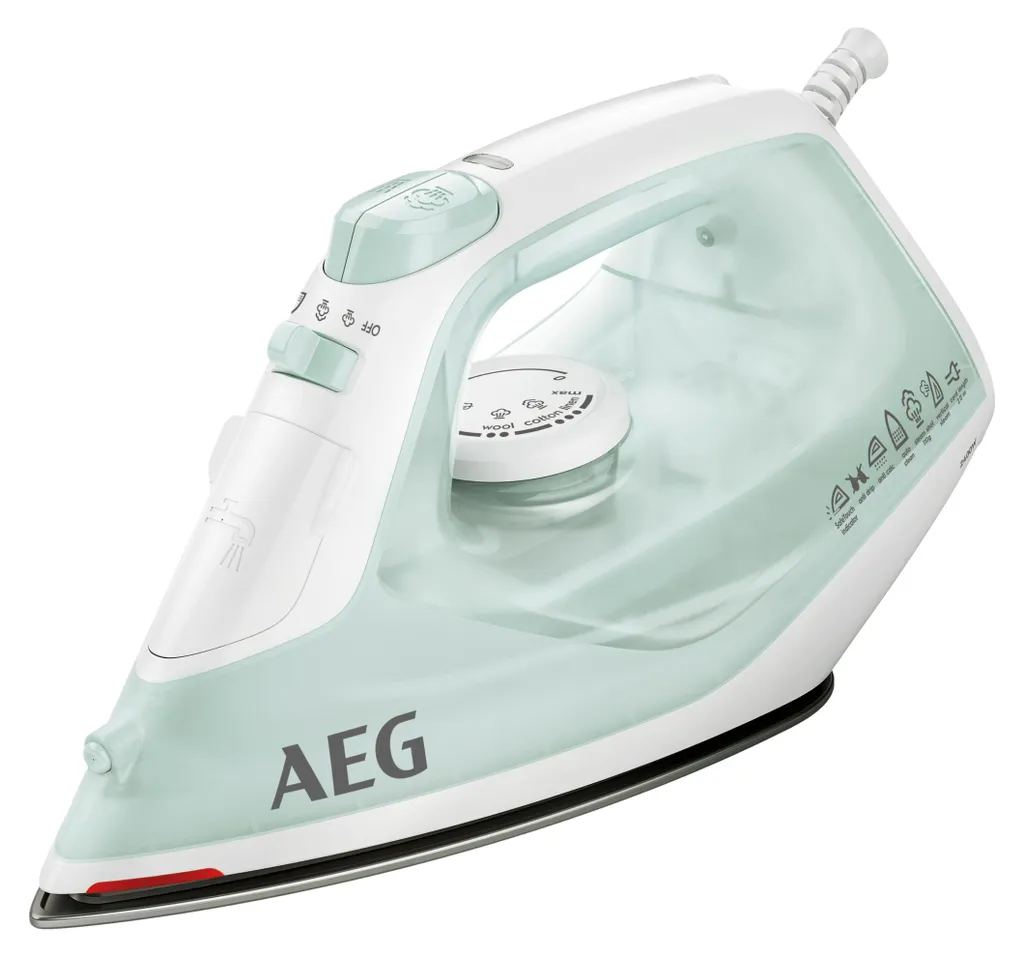Fer à vapeur AEG DB1740 semelle céramique pour un repassage facile 2400W