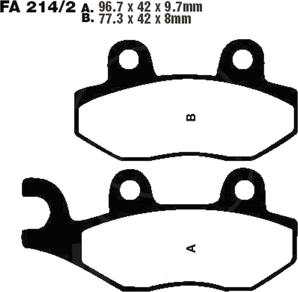 Freinage arrière efficace pour Triumph Bonneville 800 America 02-06