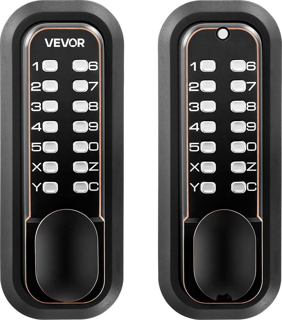 VEVOR Mechanický kódový zámok s obojstranným tlačidlovým Obrázok produktu 