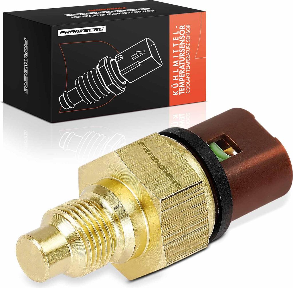 Frankberg 1x Kühlmitteltemperatur Sensor Temperatursensor für Renault 19 I Cabriolet 21 Kombi Clio II Kangoo Megane I