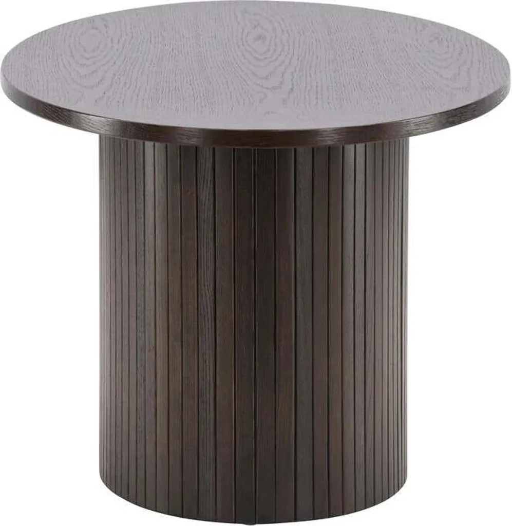 FURNLUX Table Basse Bianca Brown 55x120 cm Design Scandinave Chêne