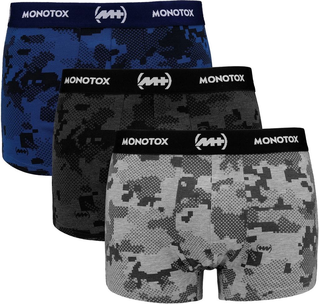Monotox Basics Boxer Brief 3-pack M MX21065 Pullunder Monotox Größe: M,