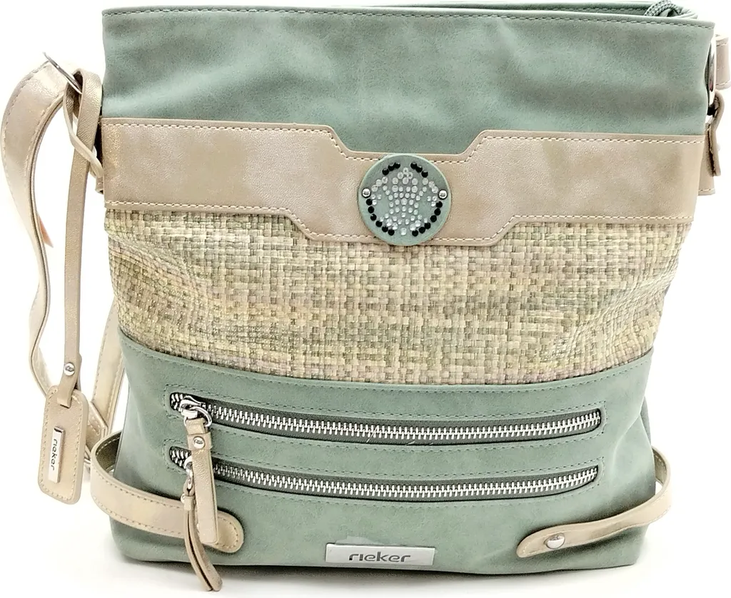 Sac à main vert Rieker pour femme format moyen élégant et moderne - 2