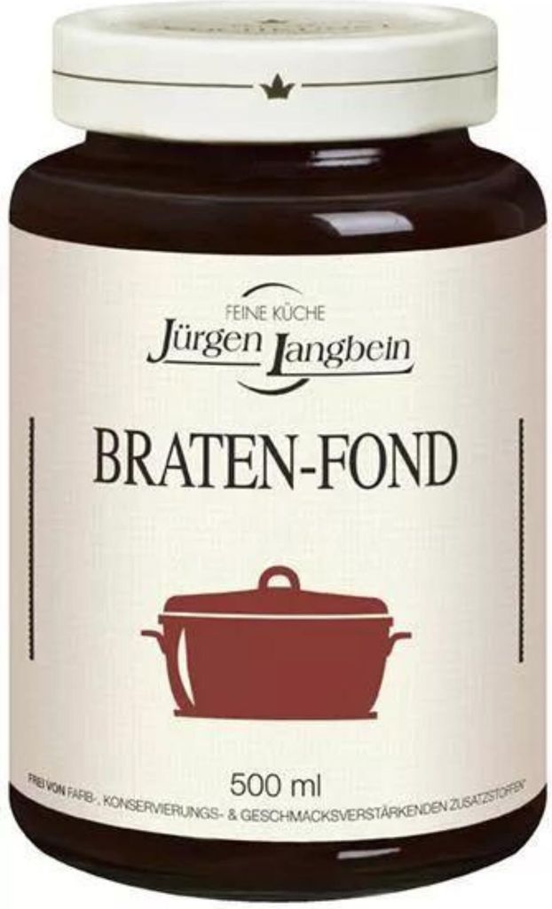 A jar of Braten-Fond by Jürgen Langbein.