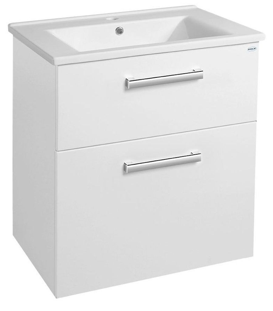 Aqualine VEGA Unterschrank 62x72,6x43,6cm, 2x Schublade, Weiß