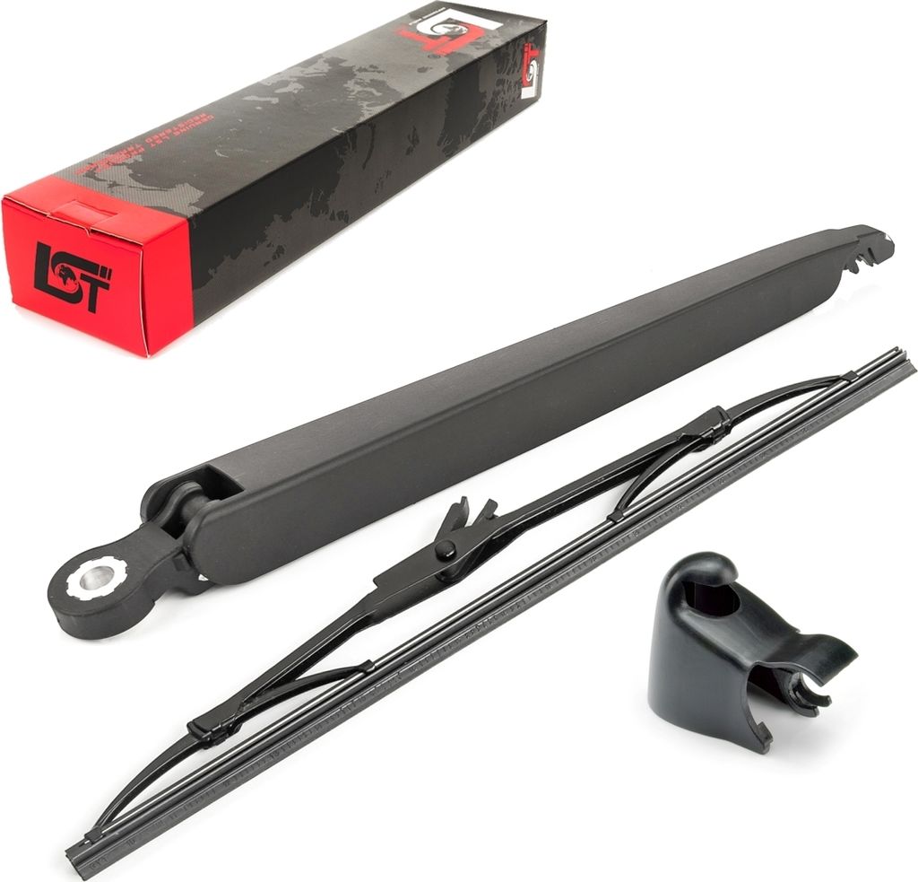 Scheibenwischer Heckwischer Arm Wischerblatt Set Kappe für VW Polo 6N1 1994-1999
