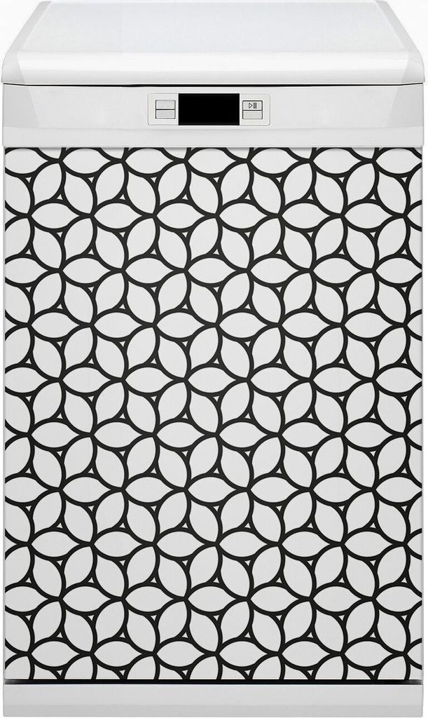 Magnet für Spülmaschine Abwaschbar 45x80 cm Magnet für Spülmaschine Magnetmatte Nachbildung - Form geometrisch