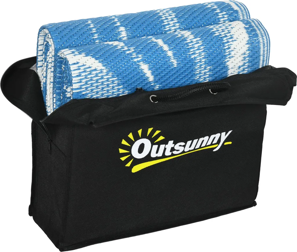 Grand tapis de camping réversible et imperméable avec sac de voyage - 8