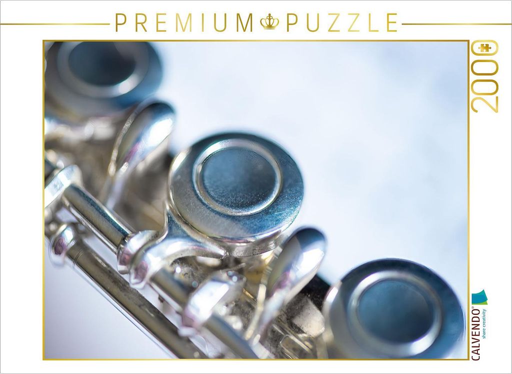 CALVENDO Puzzle Klappe einer Querflöte | 2000 Teile Lege-Größe 90x67cm Foto-Puzzle für glückliche Stunden