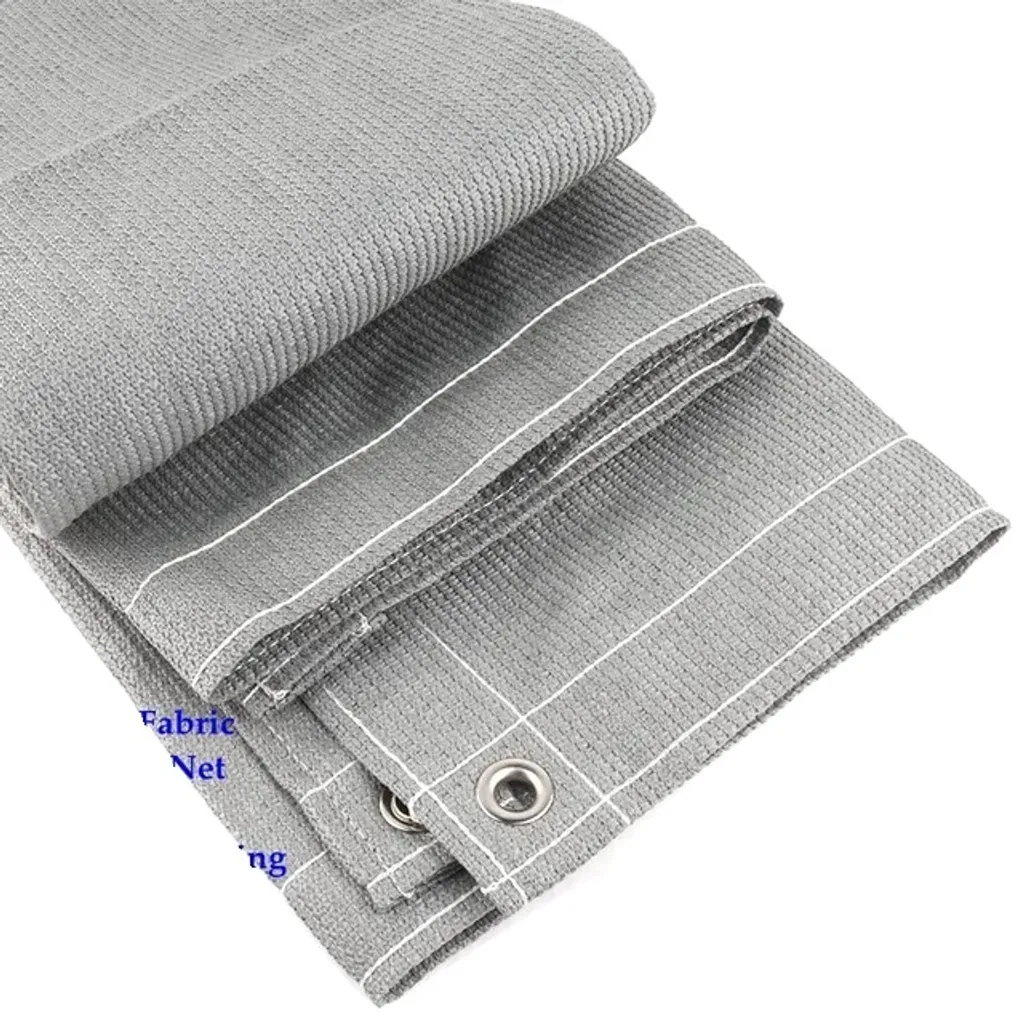Filet pare-soleil gris 1,2mx4m avec taux d'ombrage 95% protection UV