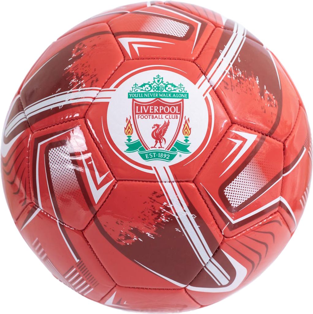 Liverpool FC - Fußball Turbine Muster TA12694 (5) (Rot/Weiß)