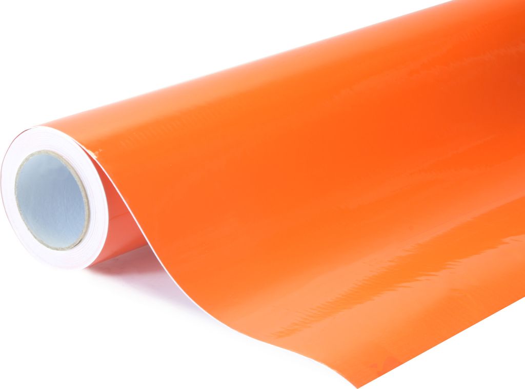 Kristall orange wrapfolie 152x700cm - innen/außen