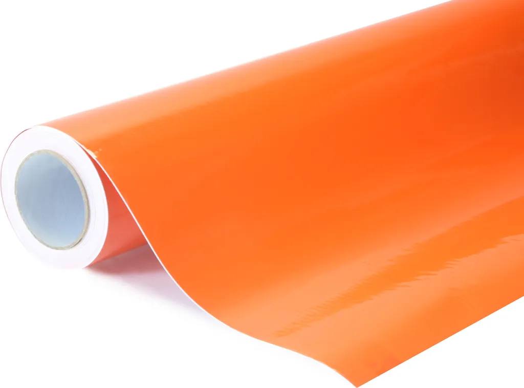Film Cristal Orange Wrapfolie 152x700cm pour Covering Auto et Déco