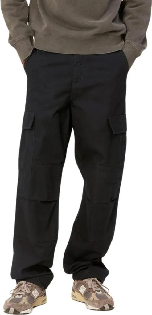 Pantalon Cargo Noir pour Homme Carhartt WIP W31 L32 en Coton Résistant