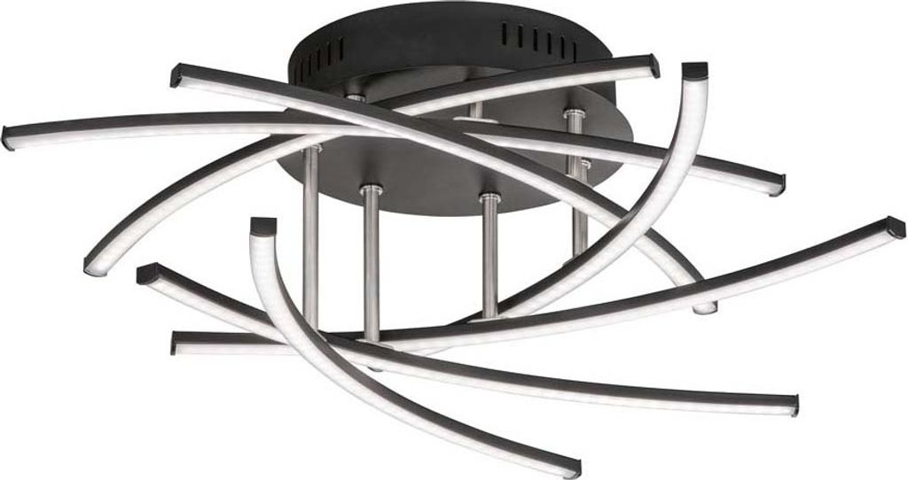 Fischer & Honsel 21290 Deckenleuchte Cross TW Metall Produktbild 