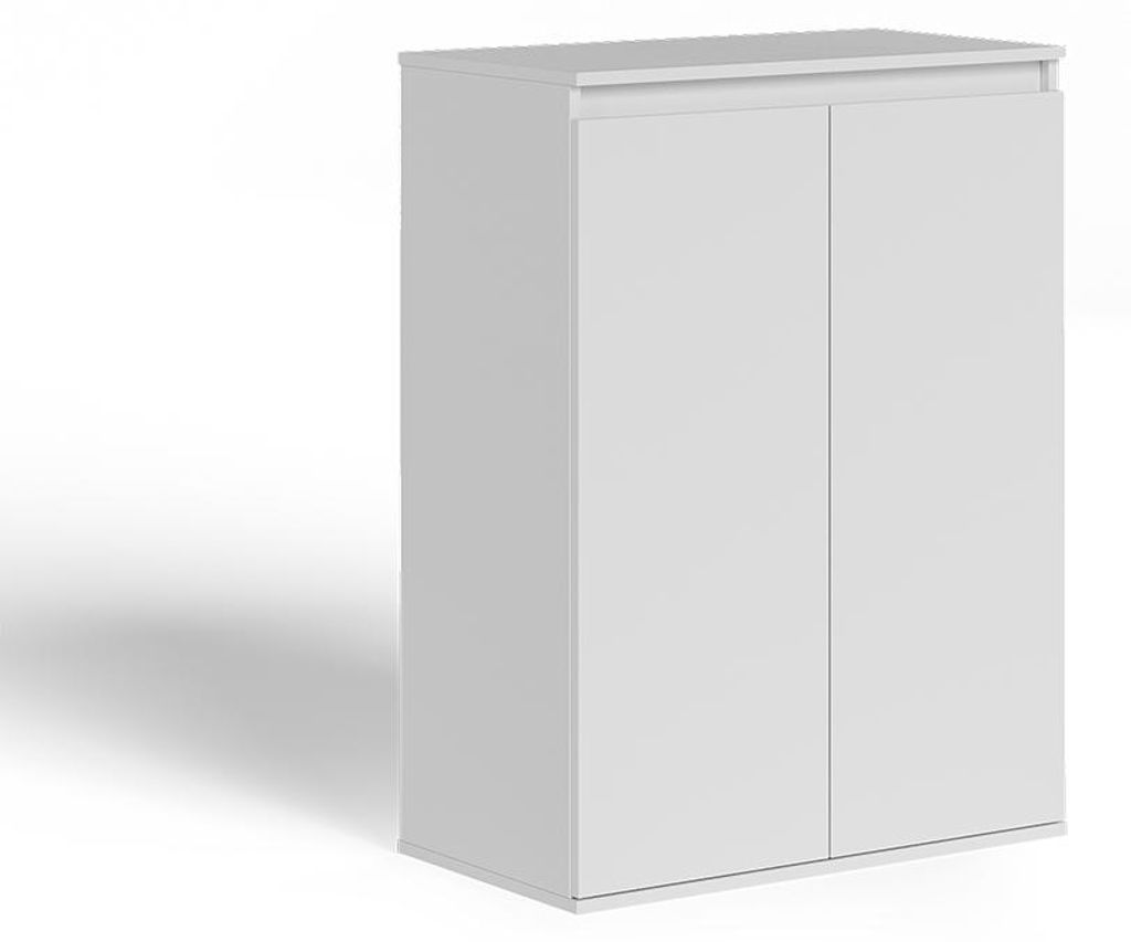 Kommode Vicco Claus Weiß 74 x 99.6 cm mit 2 Türen, Model Produktbild 