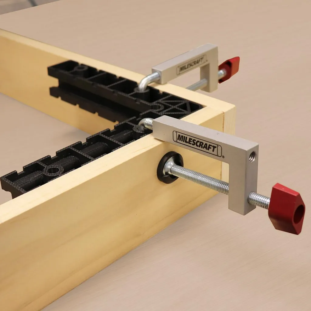Set 2 Morsetti Milescraft FenceClamps per Falegnameria di Precisione - 2