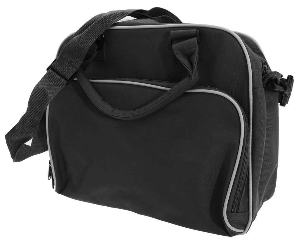 Bagbase Compact Junior Dance Messenger Tasche, 15 Liter FK187 (Einheitsgröße) (Schwarz/Weiß)