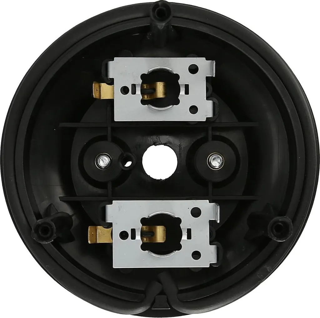 Base Fanale Posteriore Rotondo 120mm Simson MZ - Ricambio 3 Viti