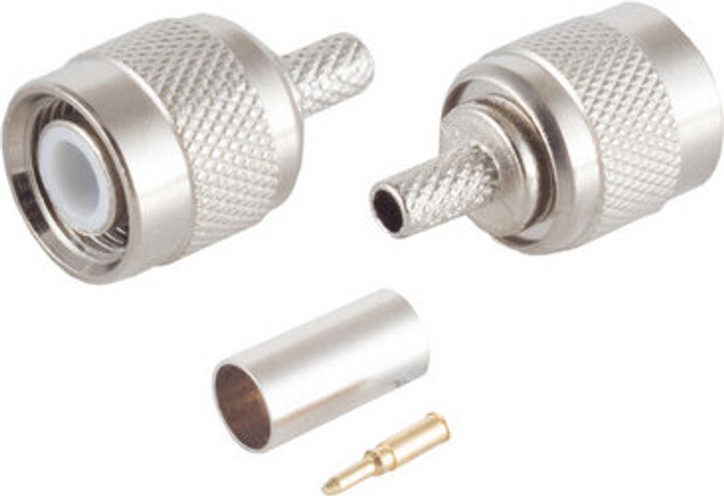 TNC - Stecker, RG 58 U, crimpen