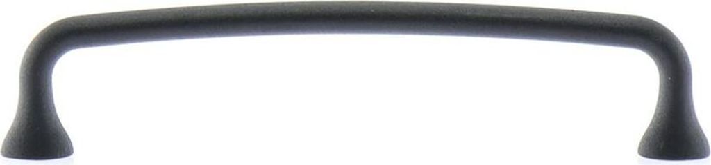 Furnipart Möbelgriff Provence LA160 - Gusseisengriff Sockel ø 18mm, Griffe für Küchenschränke, Gusseisen schwarz